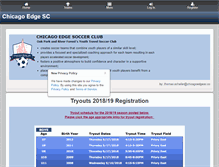 Tablet Screenshot of chicagoedgesc.com